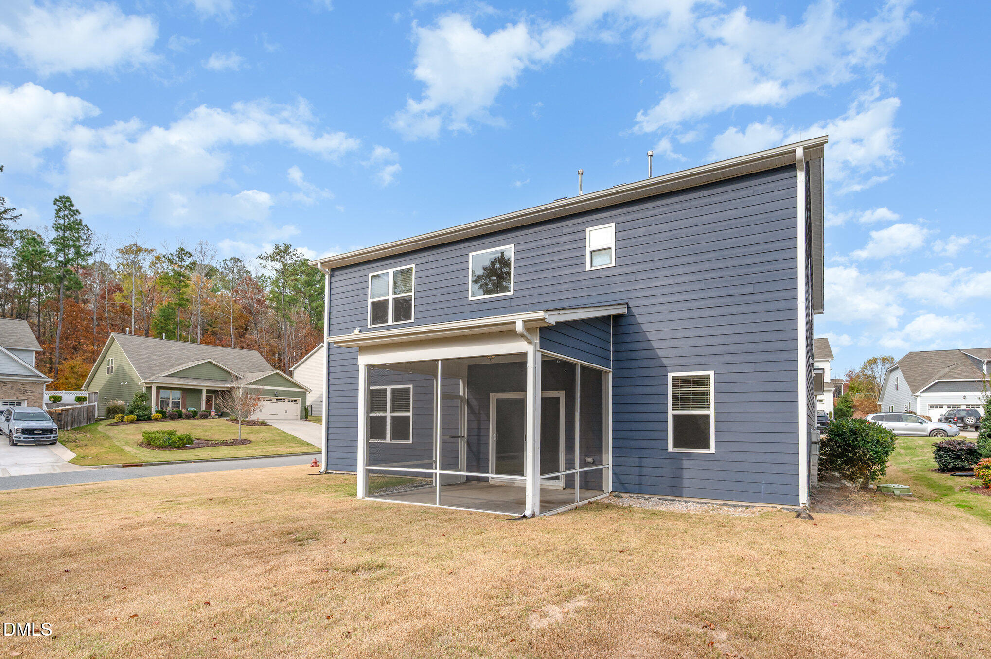 18 Dover Ridge Court Chapel Hill, NC 27517 - Photo 37 of 40 a view of house with outdoor space and swimming pool