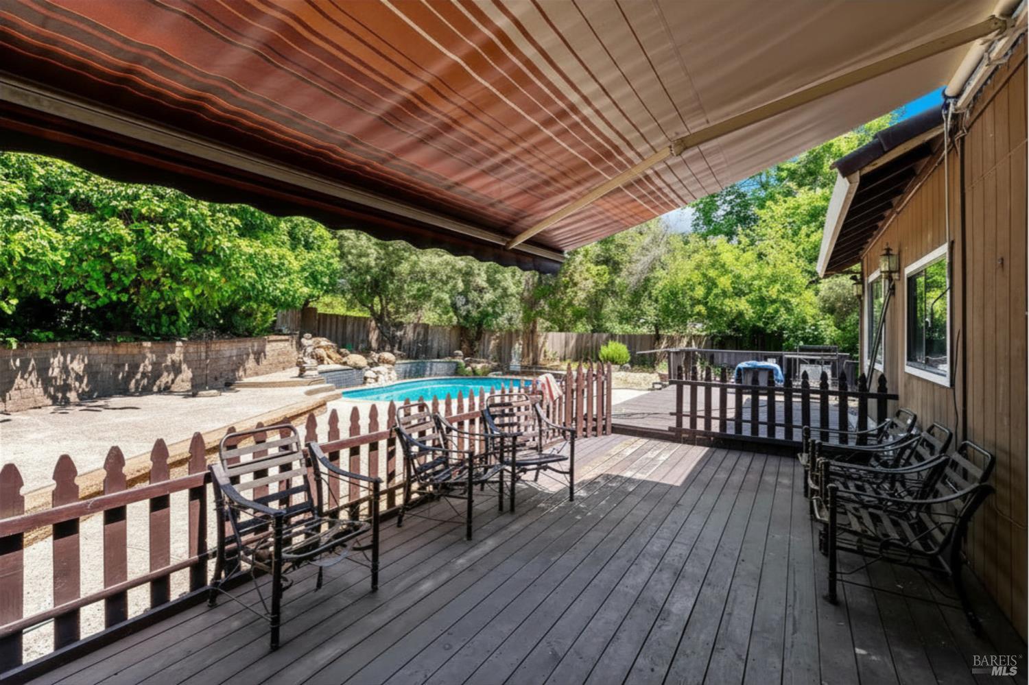 715 Placer Court Santa Rosa, CA 95401 - Photo 28 of 37 a view of balcony with wooden floor and outdoor seating