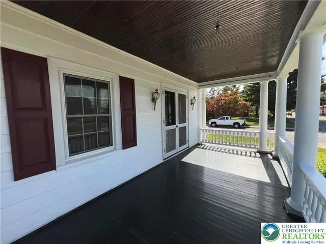 a view of a livingroom with a chandelier