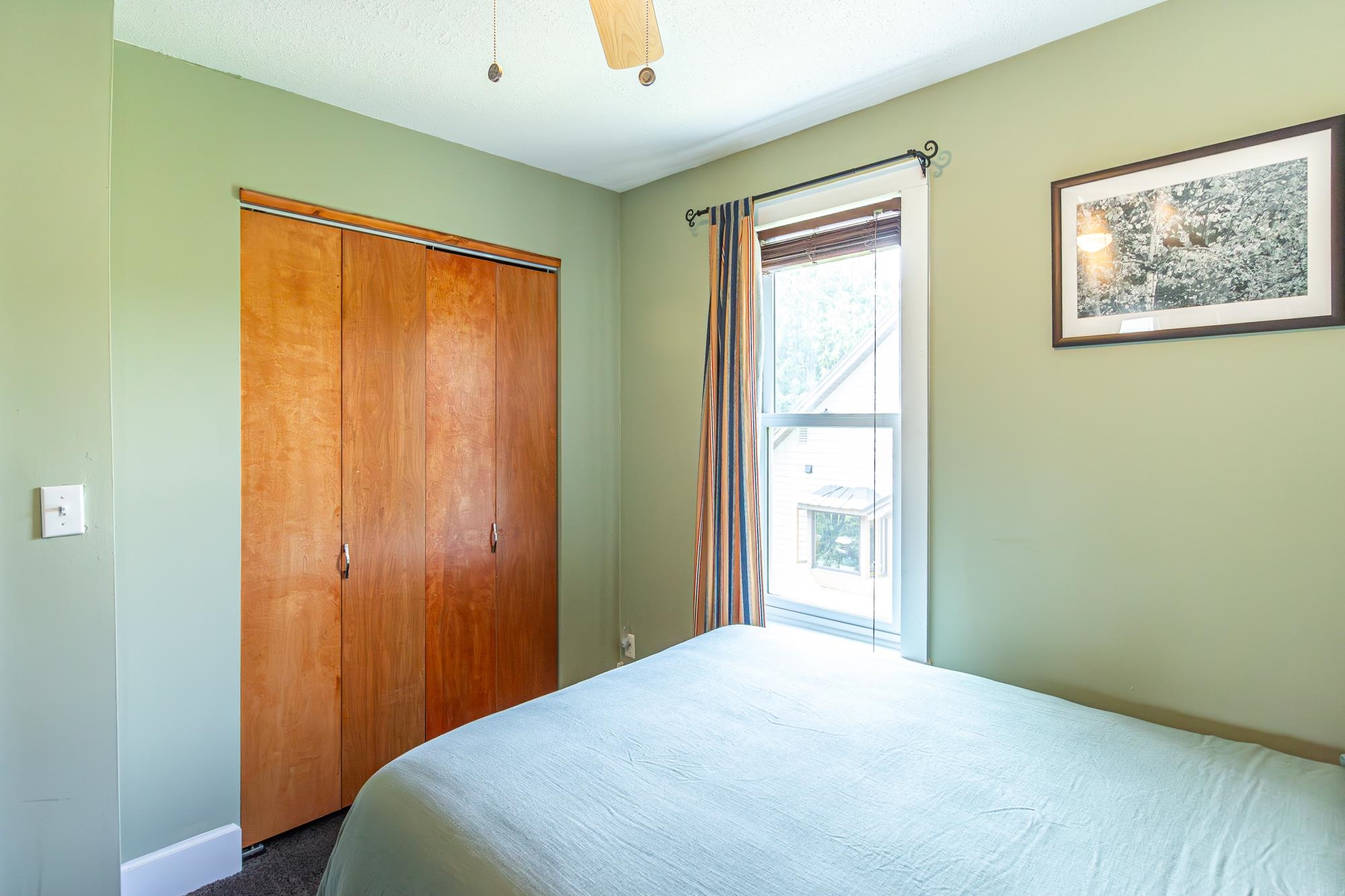 1151 East Camp Street Ely, MN 55731 - Photo 33 of 45 Bedroom with multiple windows, a closet, carpet, and ceiling fan