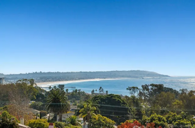 a view of lake with mountain