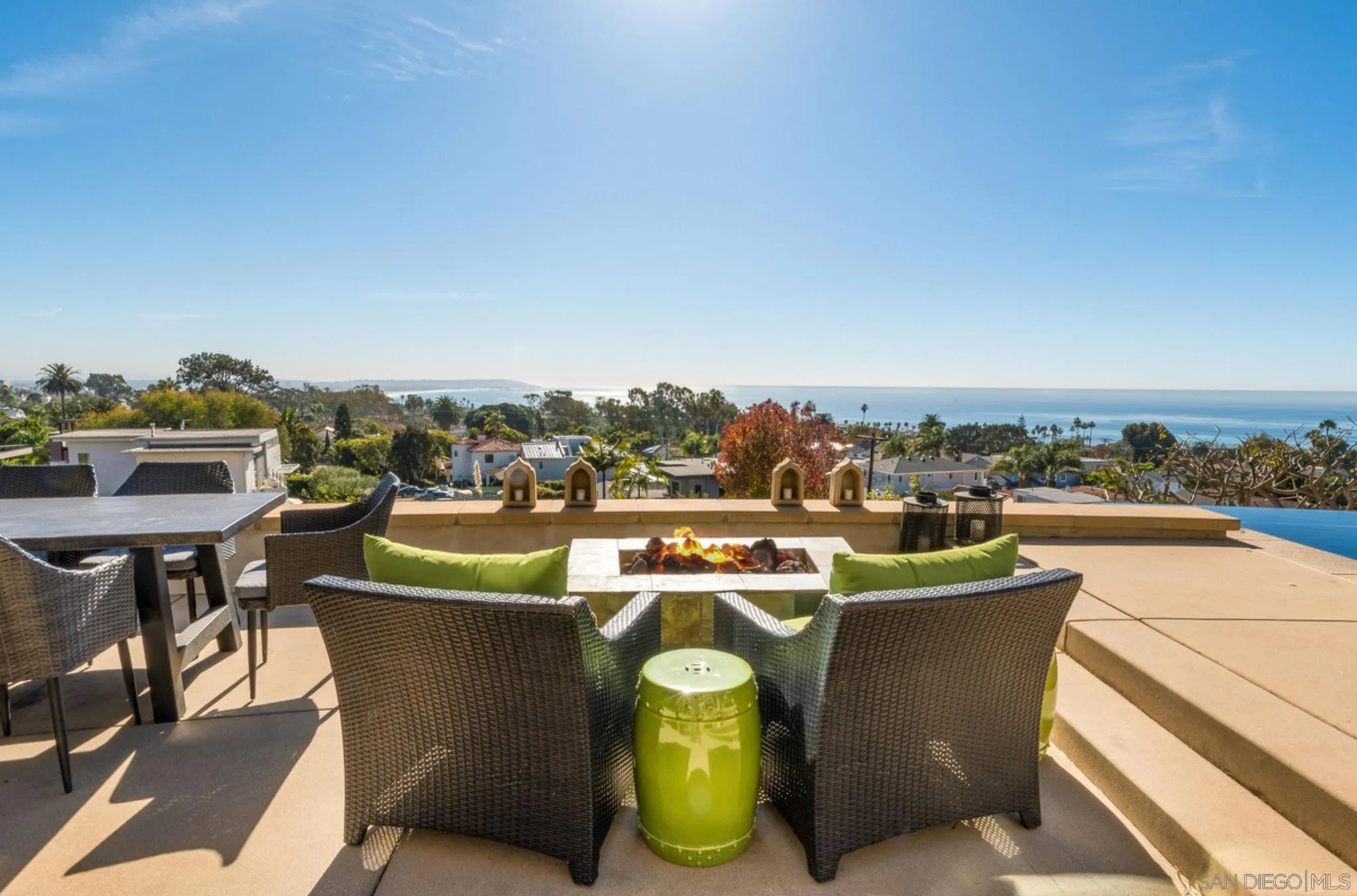 5680 Linda Rosa Avenue La Jolla, CA 92037 - Photo 24 of 24 a view of a terrace with furniture