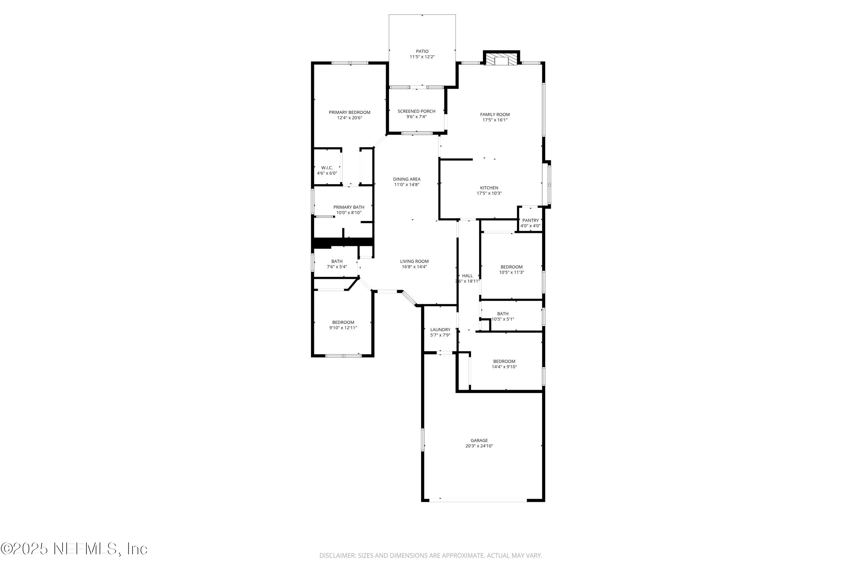 1655 Highland View Court Fleming Island, FL 32003 - Photo 39 of 56 a picture of floor plan