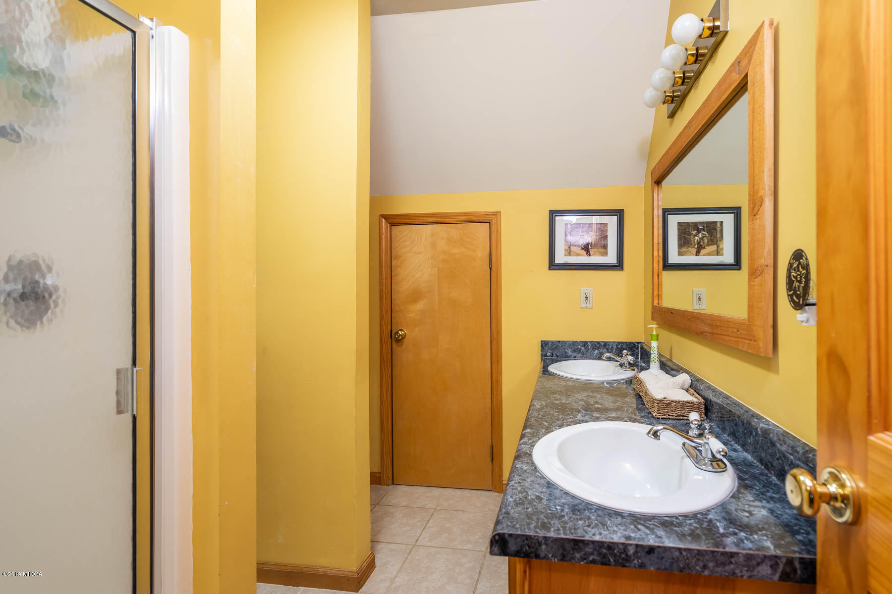 5934 Dames Ferry Road Juliette, GA 31046 - Photo 22 of 41 a bathroom with a granite countertop sink and a mirror