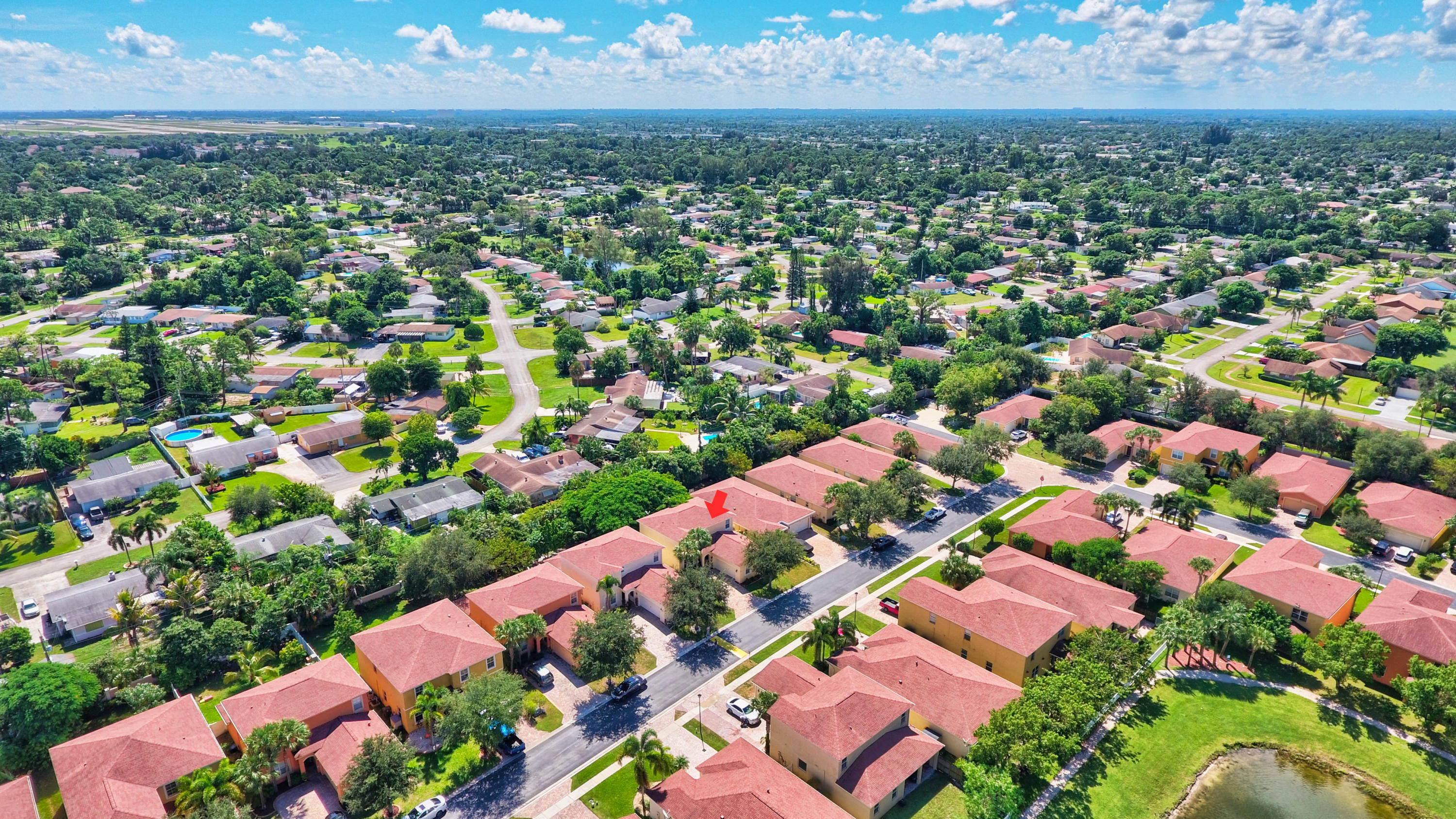 804 Quartz Terrace West Palm Beach, FL 33413 - Photo 65 of 65 an aerial view of residential houses with outdoor space and street view