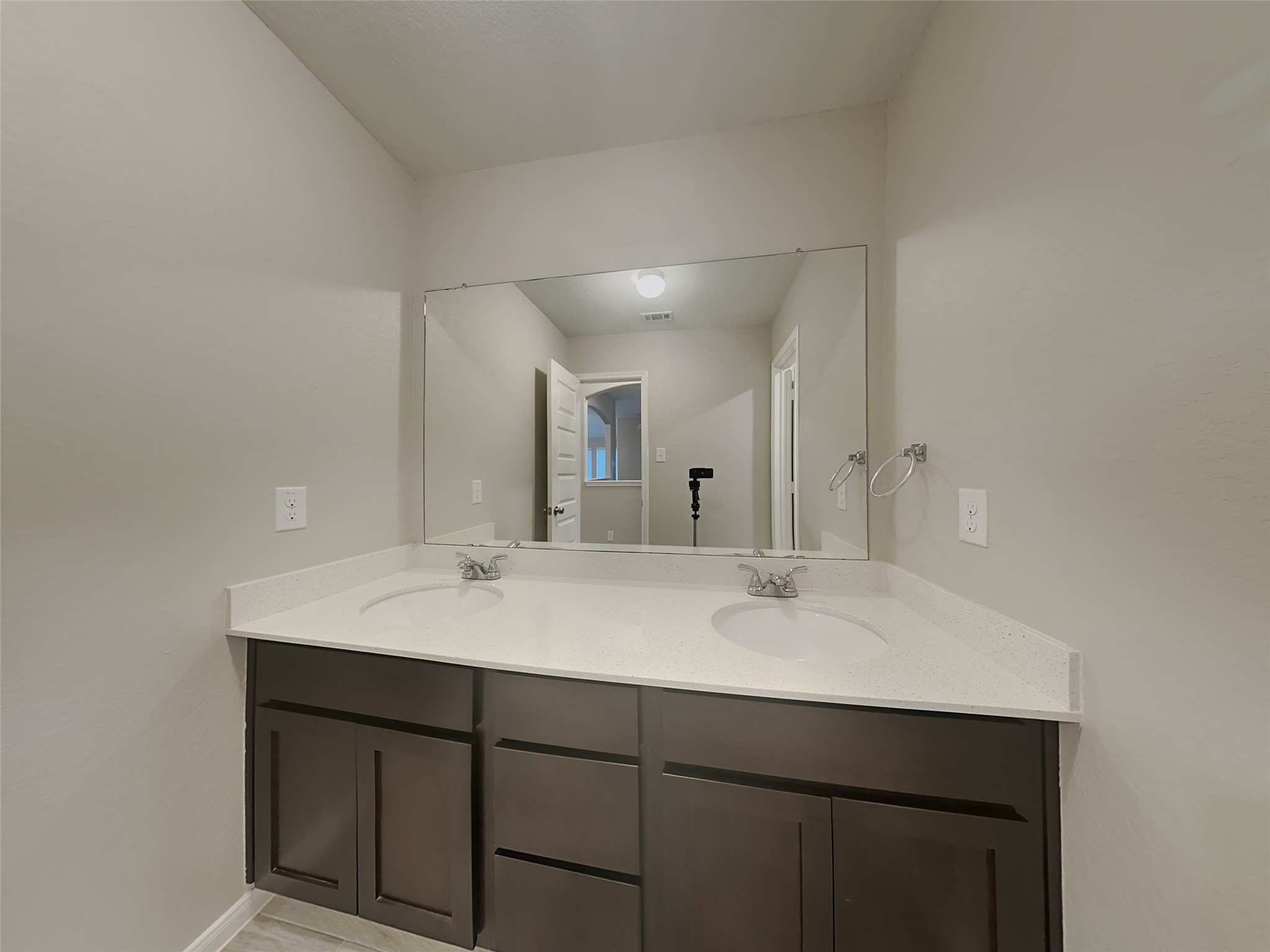 227 Murrieta Lane Rosharon, TX 77583 - Photo 13 of 16 a bathroom with a sink and a mirror