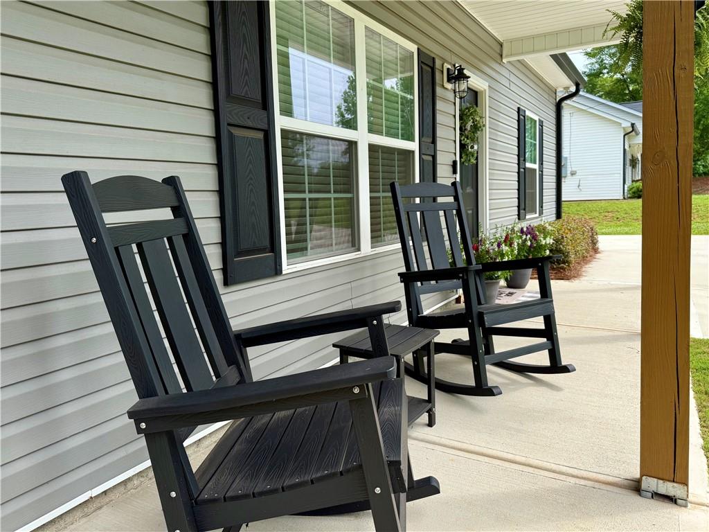 1776 Pleasant Grove Road Temple, GA 30179 - Photo 32 of 45 a view of outdoor seating area with chairs and stairs