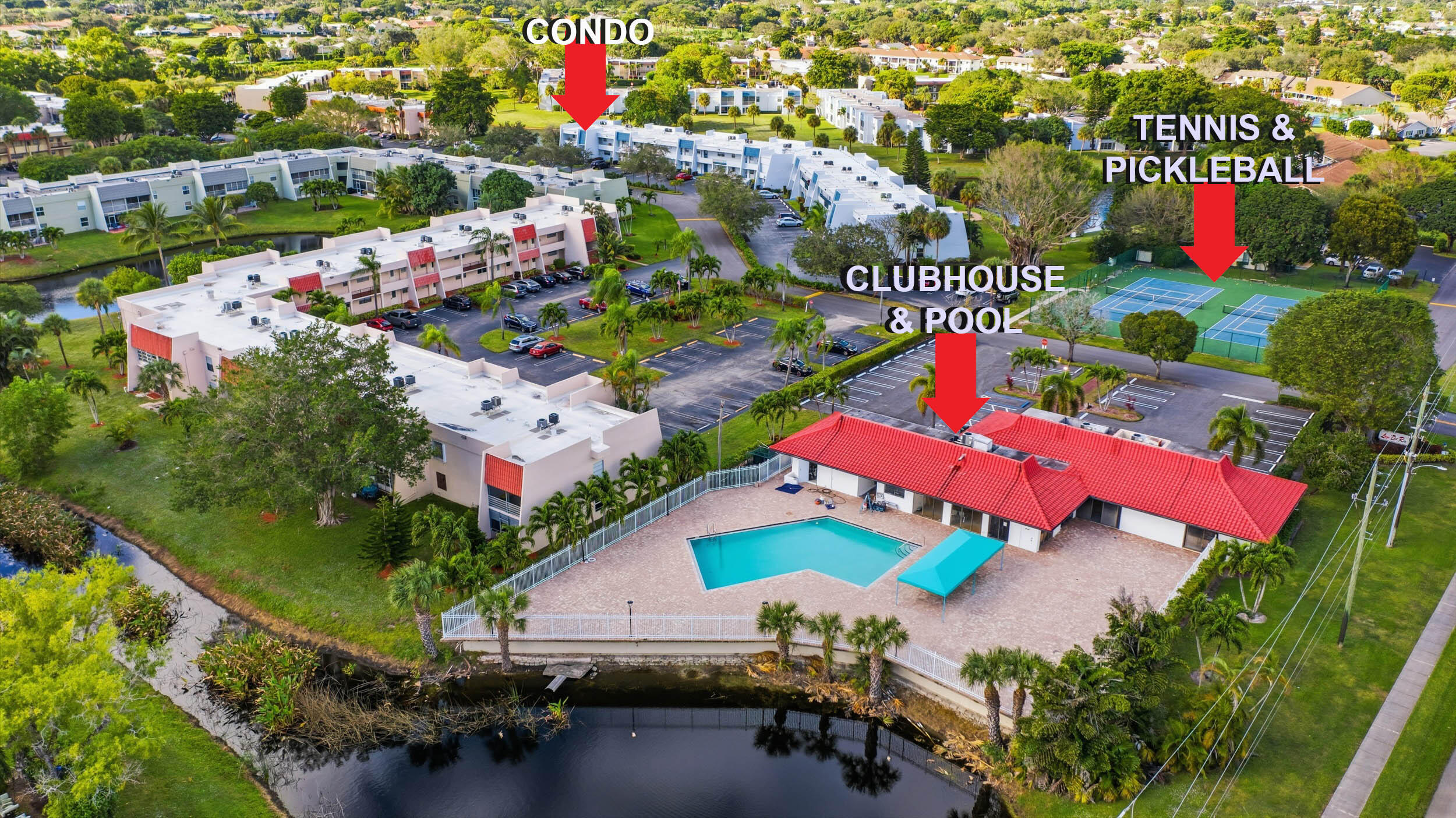 2600 Fiore Way, Unit 101C Delray Beach, FL 33445 - Photo 31 of 40 an aerial view of a city