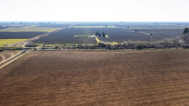 a view of an ocean and city