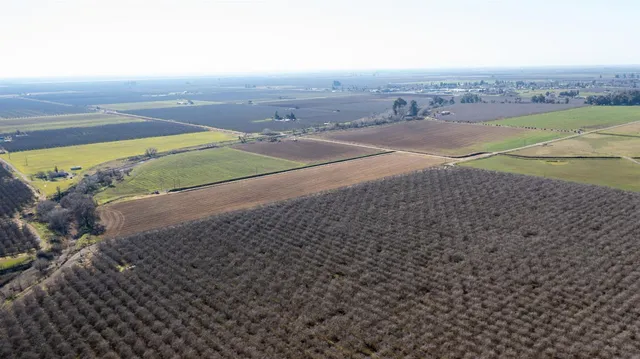 an aerial view of a beach