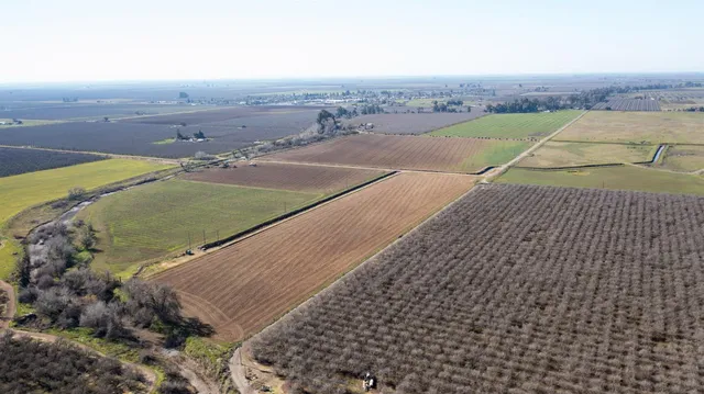 an aerial view of a houses