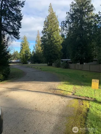a view of a green yard