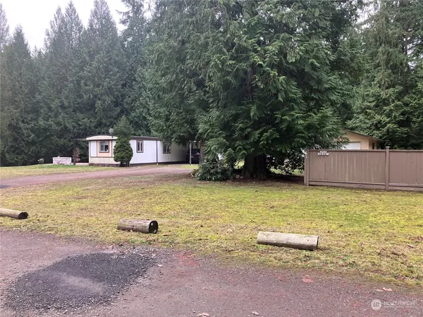 a swimming pool with yard