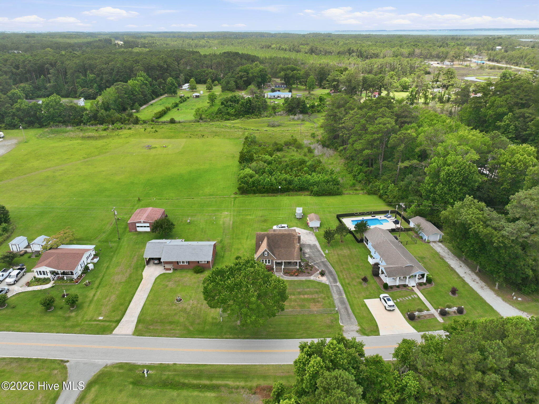 534 Gillikin Road Beaufort, NC 28516 - Photo 25 of 30 Aerial