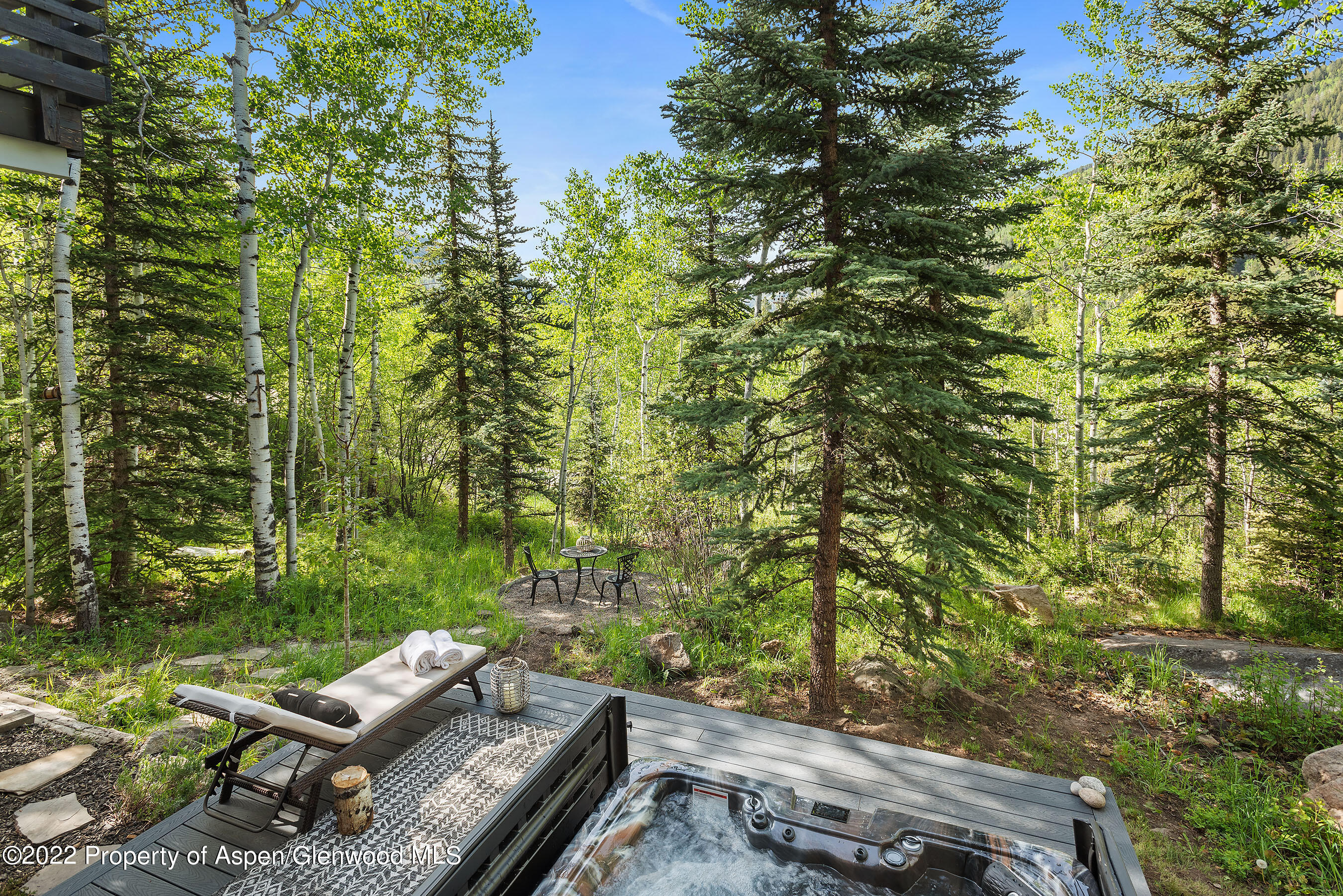 122 Eastwood Road Aspen, CO 81611 - Photo 20 of 22 a view of a yard with chairs