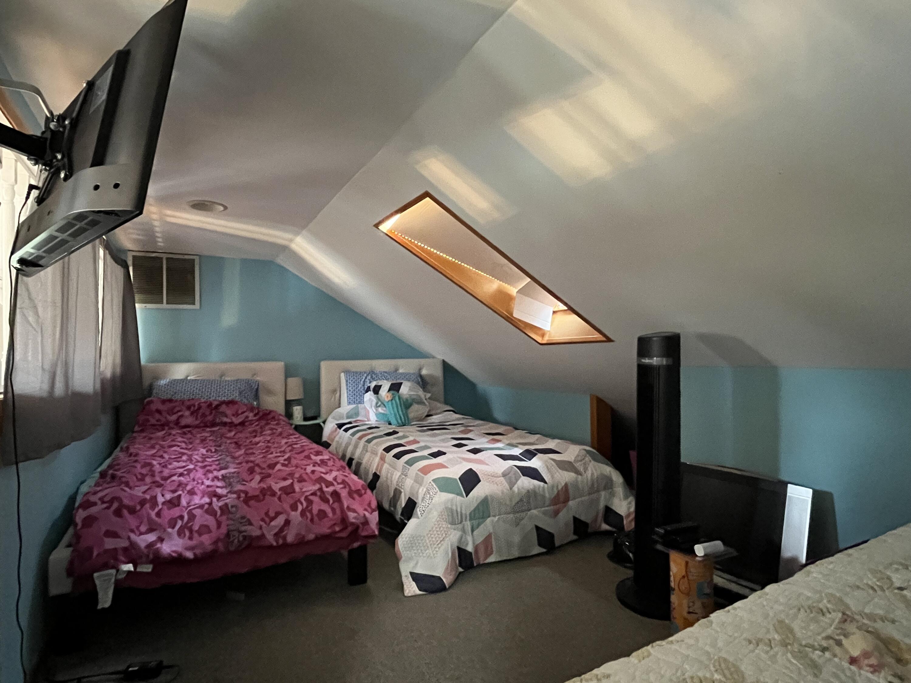 6270 East Donald Road Knox, IN 46534 - Photo 23 of 26 a bedroom with bed and a tv