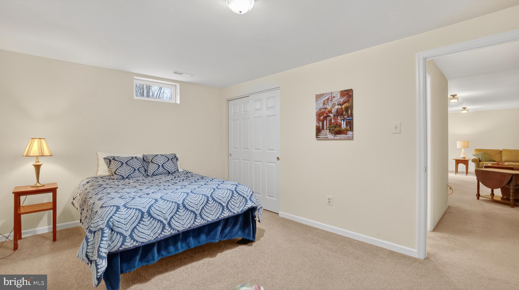 2806 Erna Court Crofton, MD 21054 - Photo 50 of 60 a bedroom with a bed and a view of kitchen