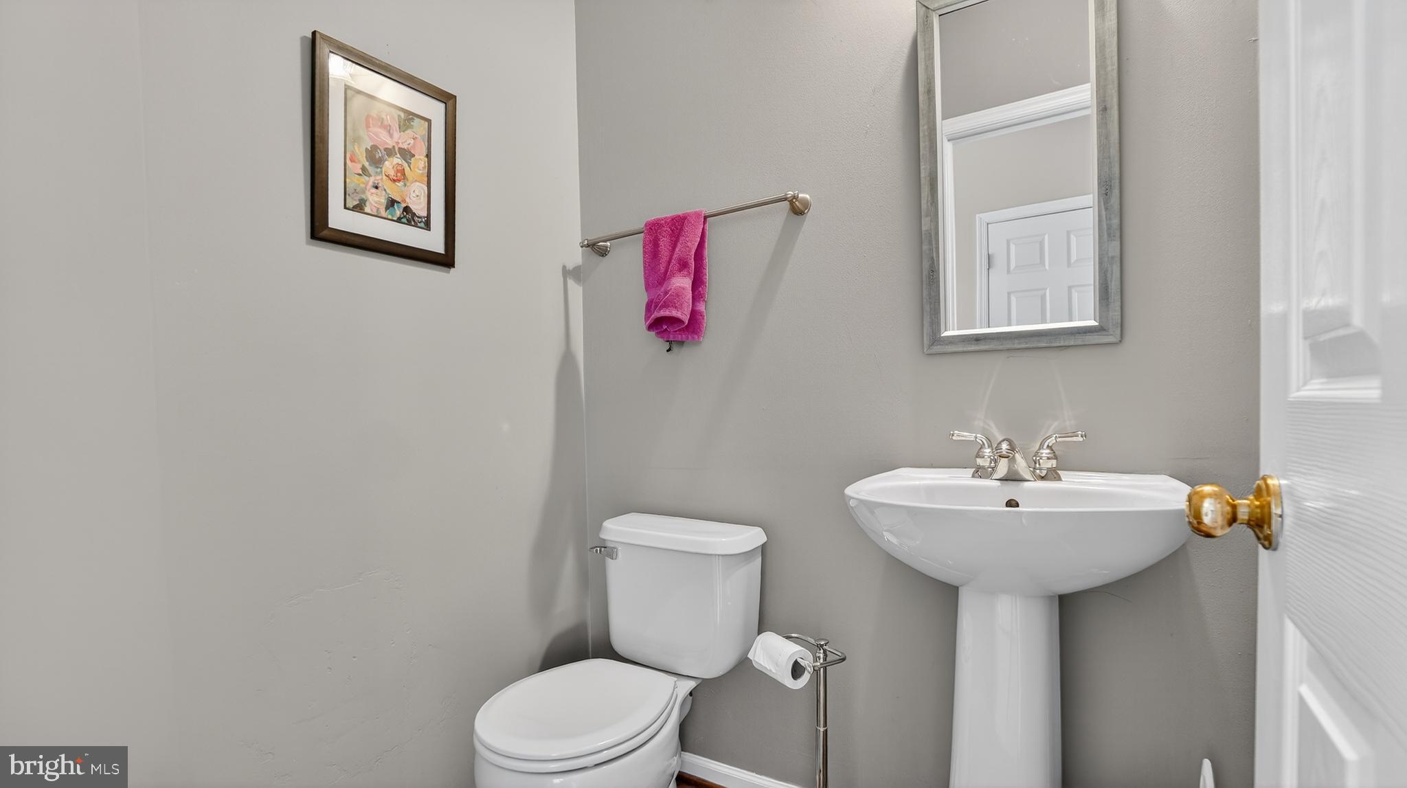 2806 Erna Court Crofton, MD 21054 - Photo 10 of 60 a bathroom with a sink mirror and toilet