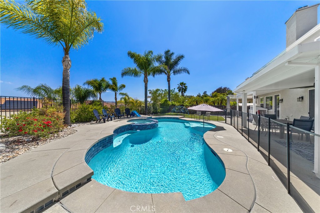 32985 Novara Court Temecula, CA 92592 - Photo 13 of 56 Private Backyard Oasis With Pebble-Tech Style Pool And Spacious Patio Decking