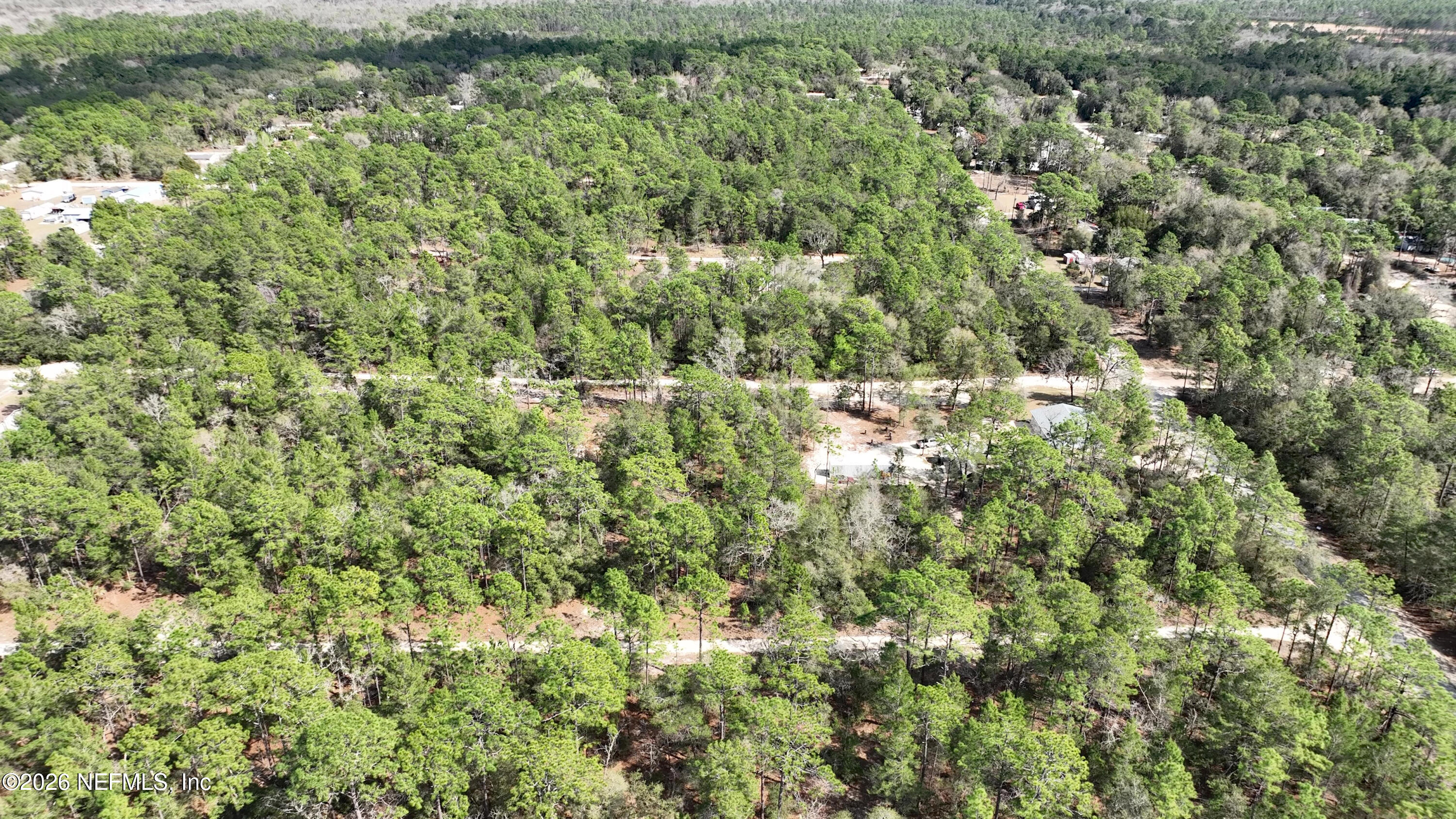 416 Mourning Dove Road Satsuma, FL 32189 - Photo 21 of 22 an aerial view of residential houses with outdoor space and trees