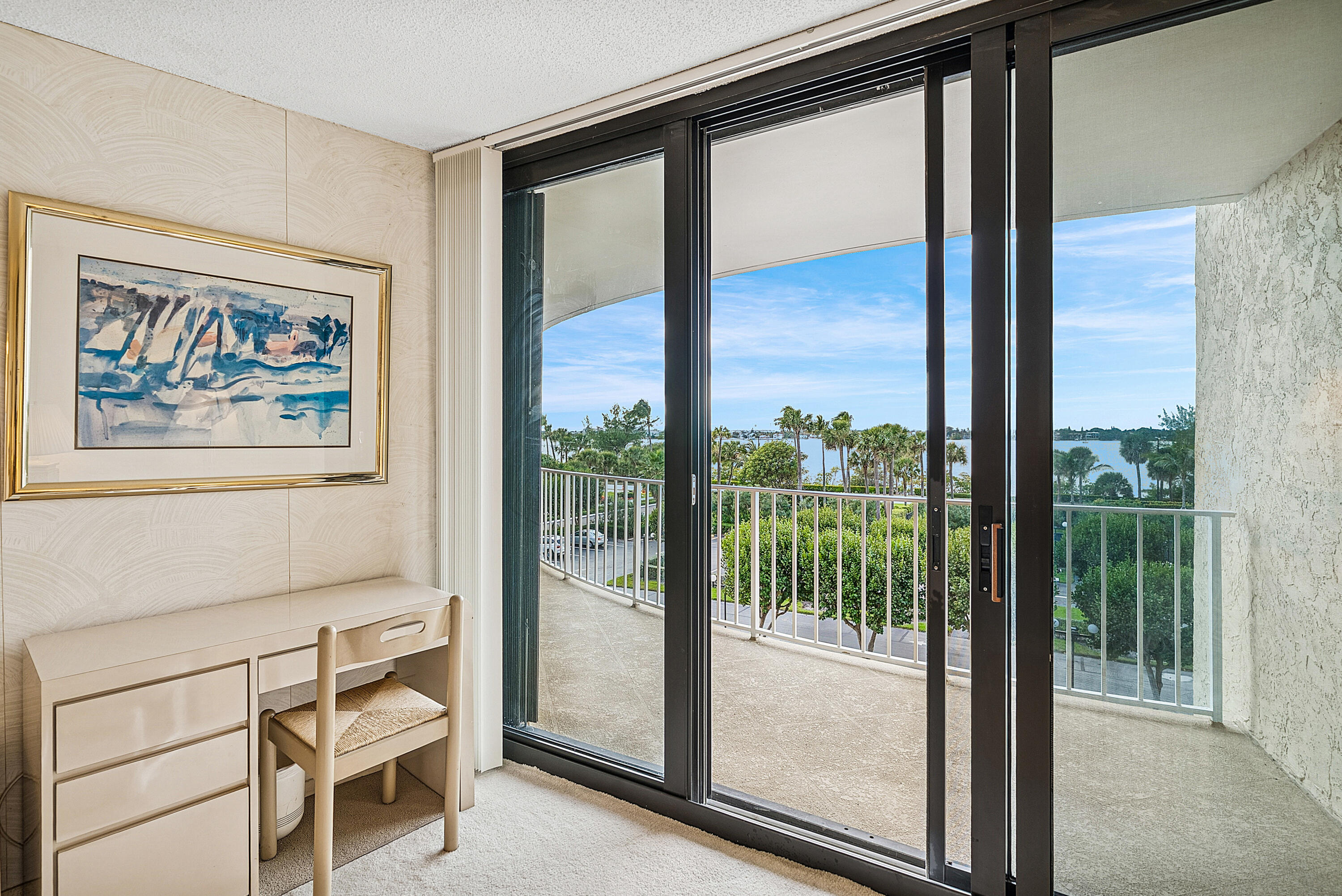 3400 South Ocean Boulevard, Unit 3HI Palm Beach, FL 33480 - Photo 16 of 50 a view of an empty room and window
