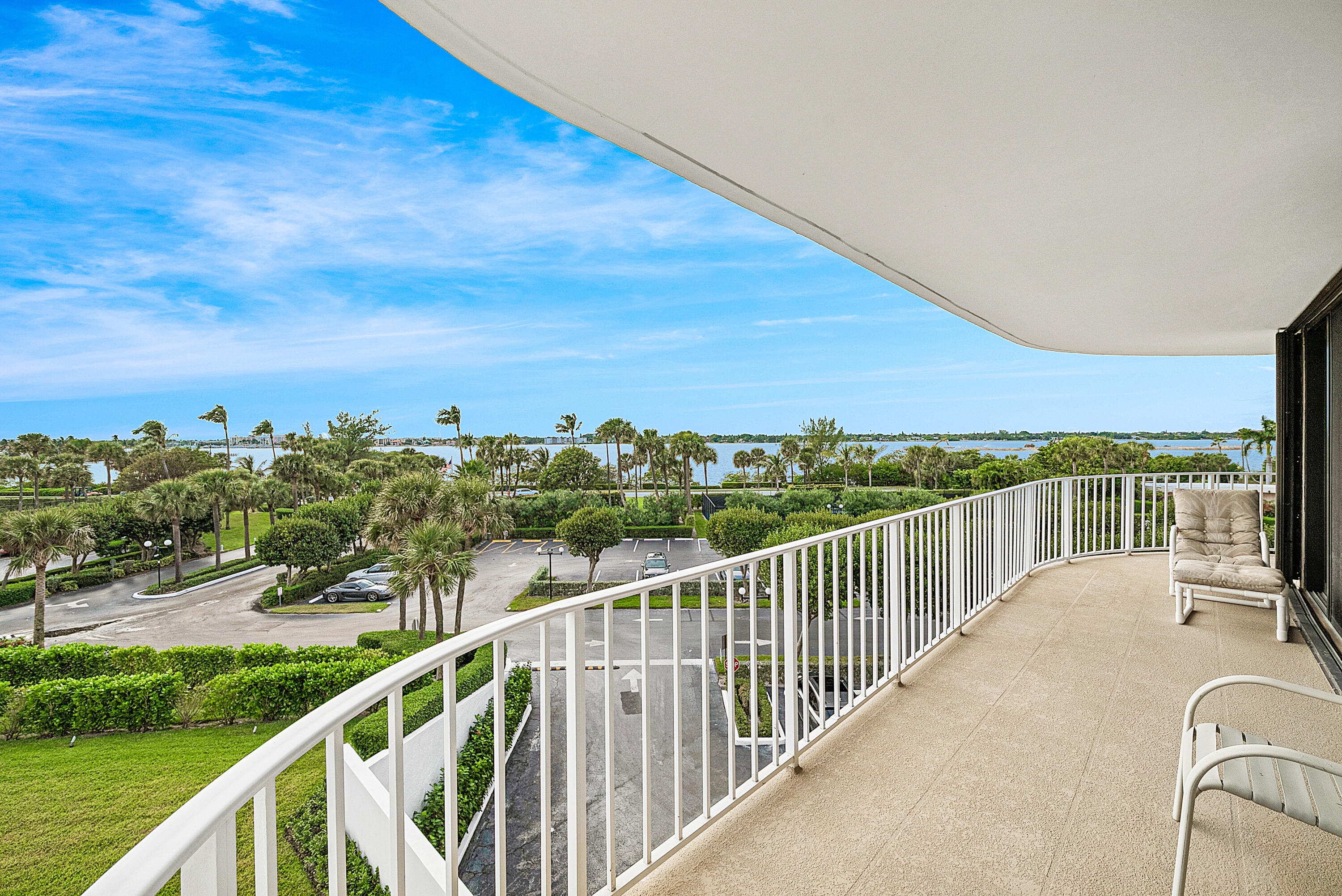3400 South Ocean Boulevard, Unit 3HI Palm Beach, FL 33480 - Photo 3 of 50 a view of a balcony with city view