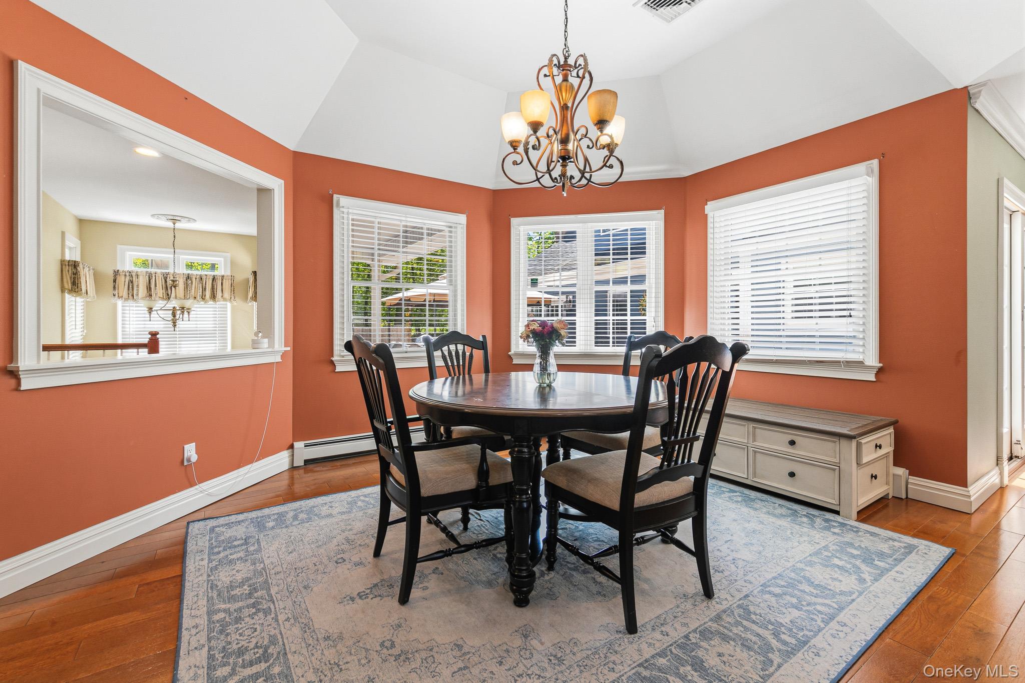 283 Pipe Stave Hollow Road Miller Place, NY 11764 - Photo 36 of 39 The Addition/Extension Also Offers A Stunning Octagon Shaped Dining Room With Walls Of Windows & Beautiful Tray Ceilings.
