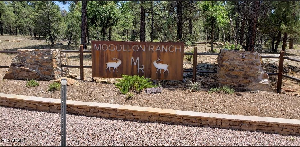 5113 Sunset Ridge Loop, Unit 187 Happy Jack, AZ 86024 - Photo 11 of 12 a view of a street with a bench in the background