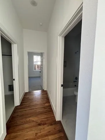 a very nice looking room with a large window