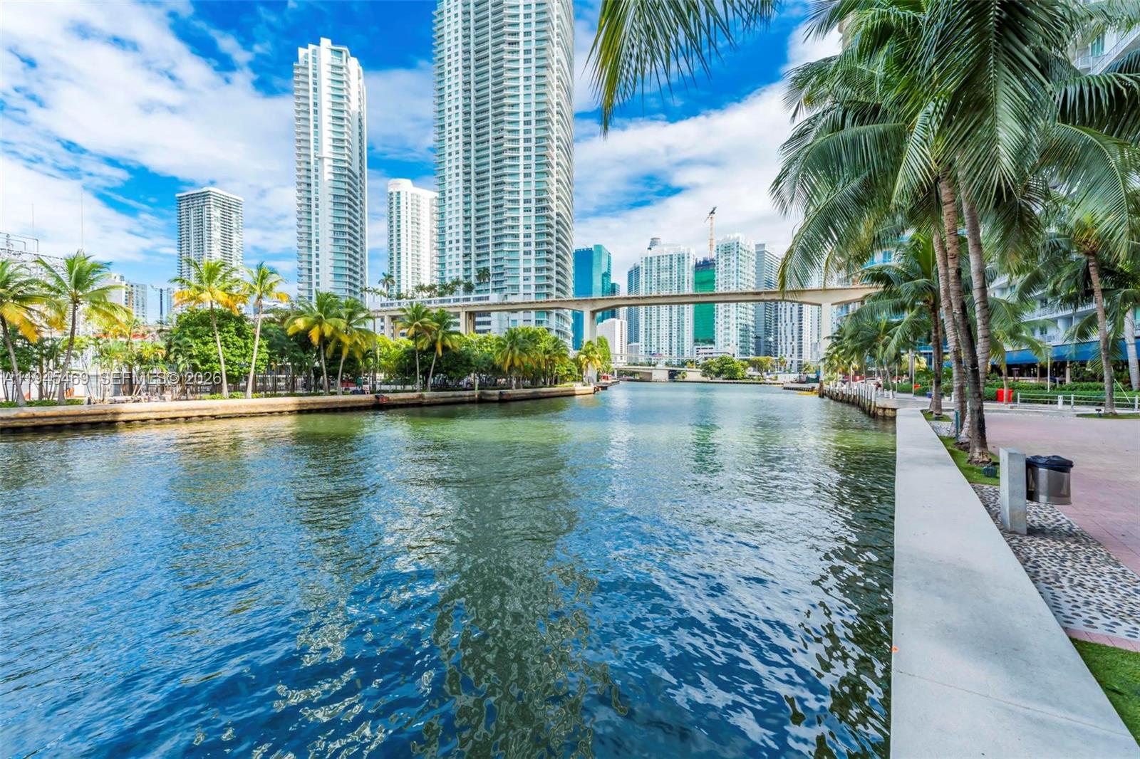 185 Southwest 7th Street, Unit 3508 Miami, FL 33130 - Photo 54 of 62 a view of a lake with a big yard