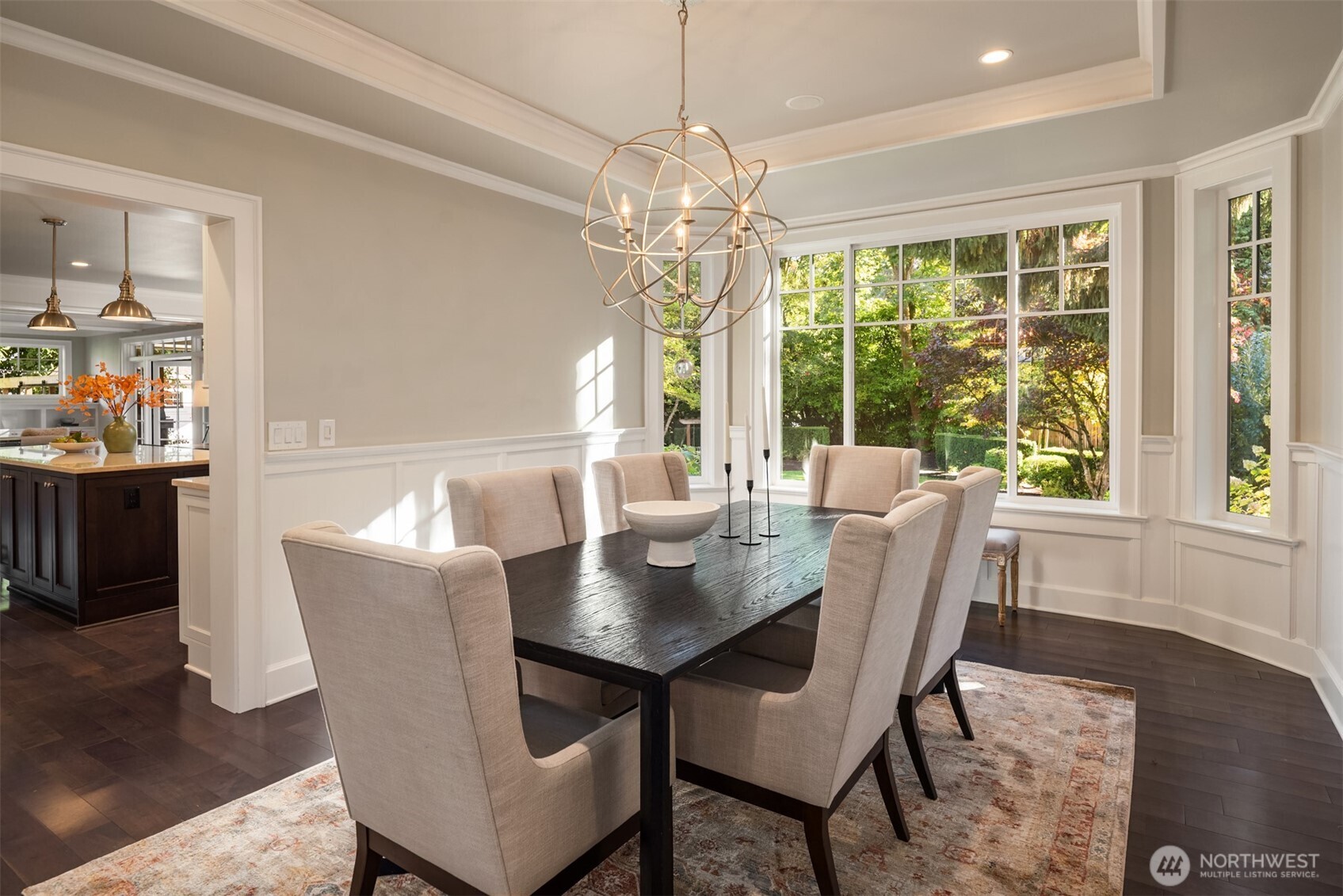 10475 Southeast 23rd Street Bellevue, WA 98004 - Photo 9 of 35 a view of a dining room with furniture window and wooden floor