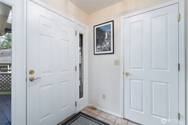 a view of closet area