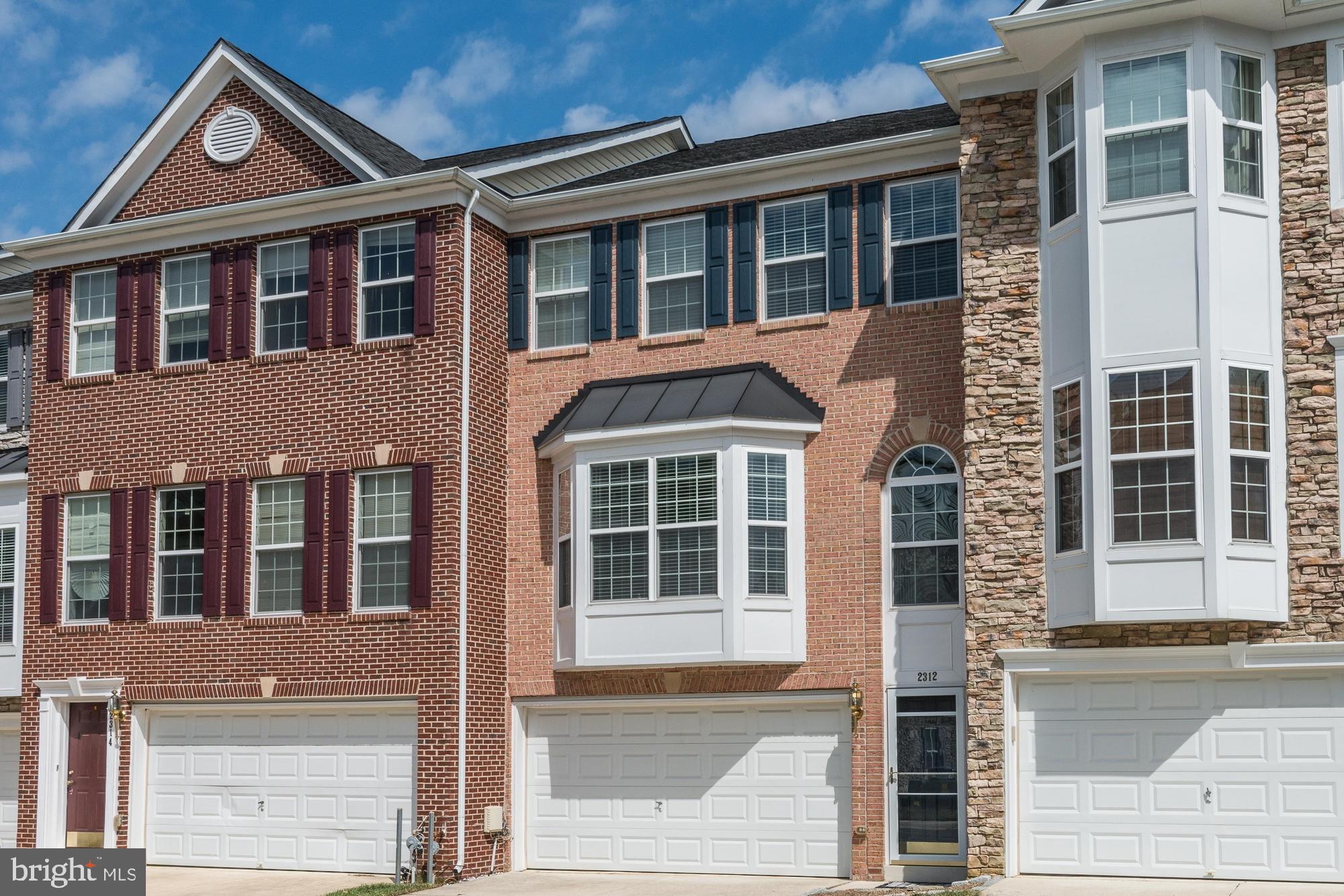 Beautiful brick front townhome