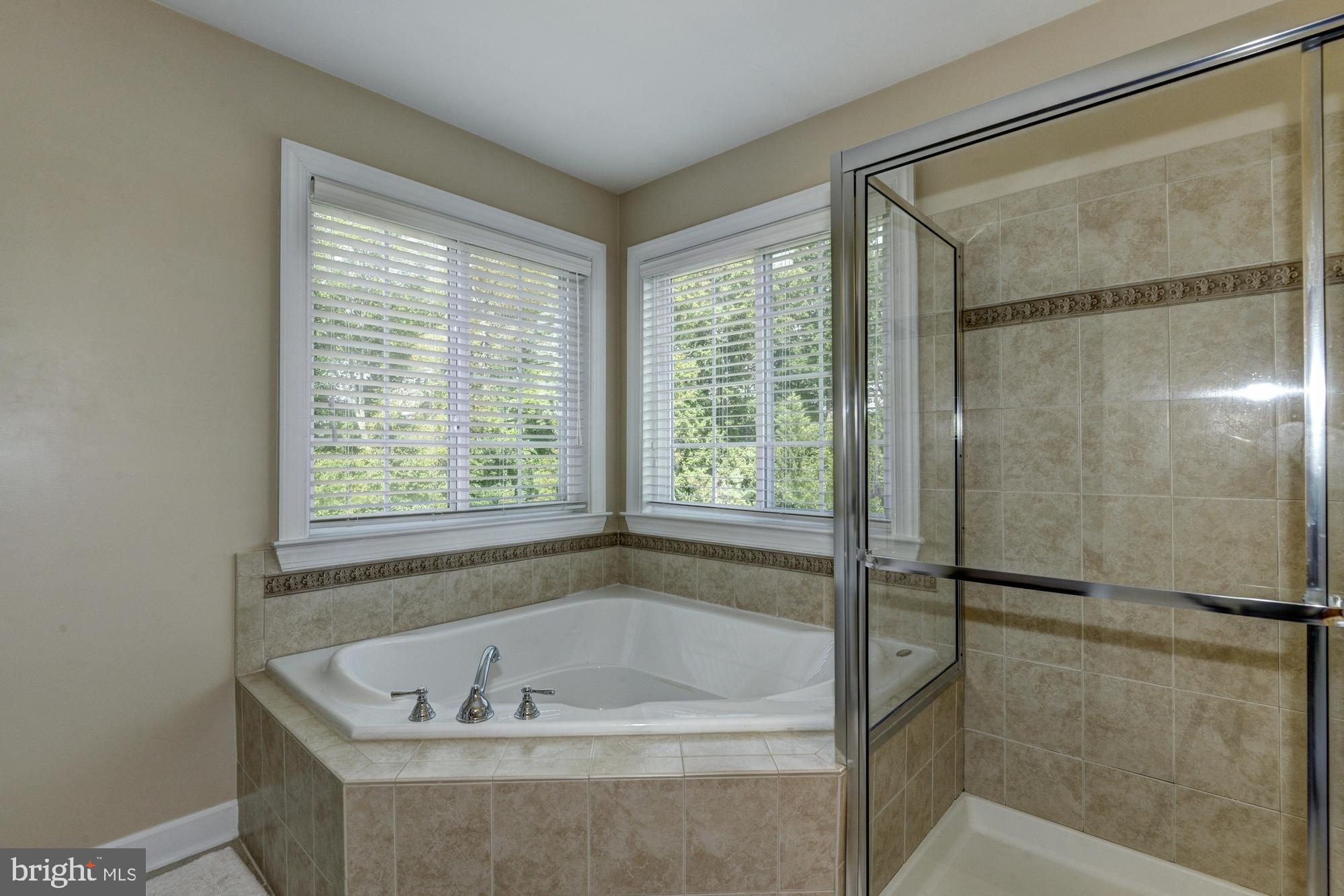 2312 Abby Road Edgewater, MD 21037 - Photo 16 of 38 Soaking tub & huge walk in shower