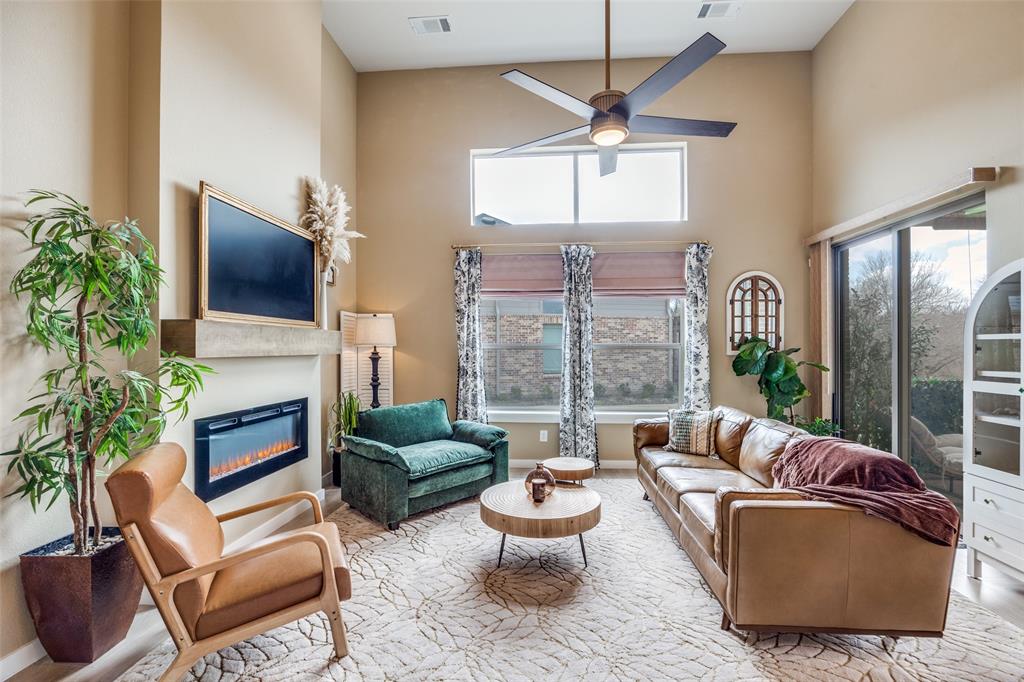12420 Audubon Trail Rowlett, TX 75098 - Photo 3 of 27 Living Area adjacent to covered patio