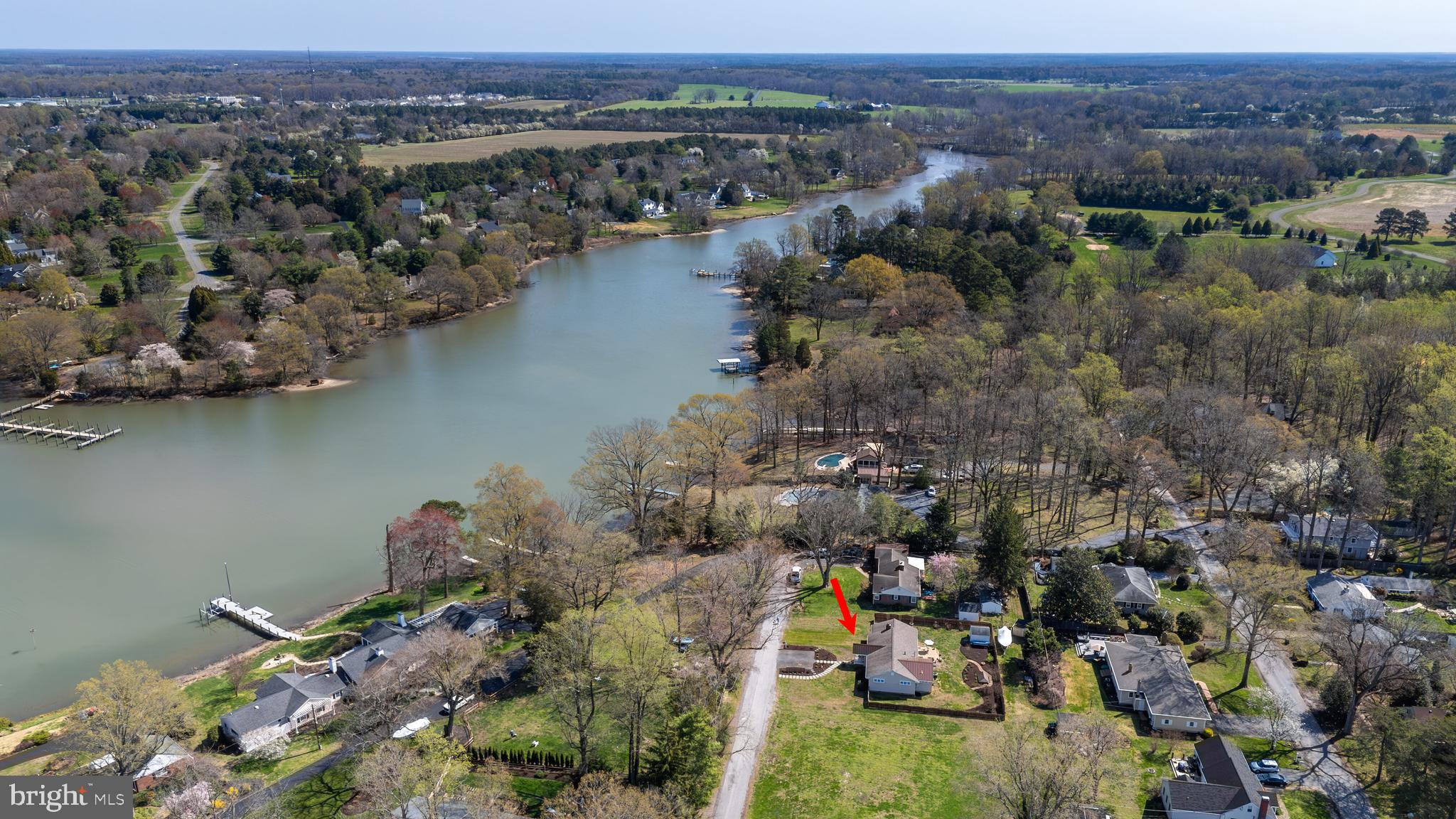 28567 Holden Road Easton, MD 21601 - Photo 6 of 45 an aerial view of a city with mountains