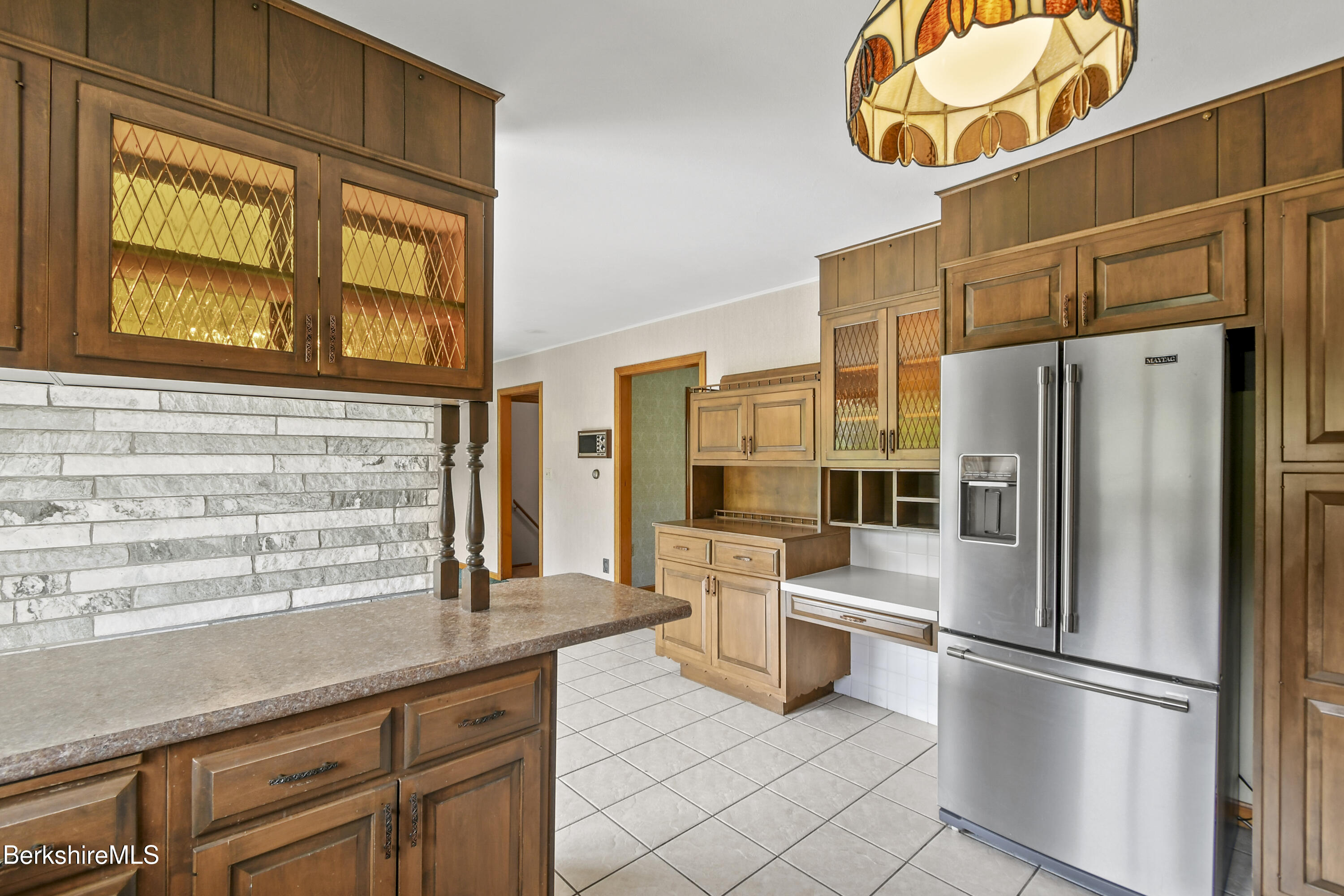 75 East Road Adams, MA 01220 - Photo 14 of 42 a kitchen with stainless steel appliances a refrigerator and a sink