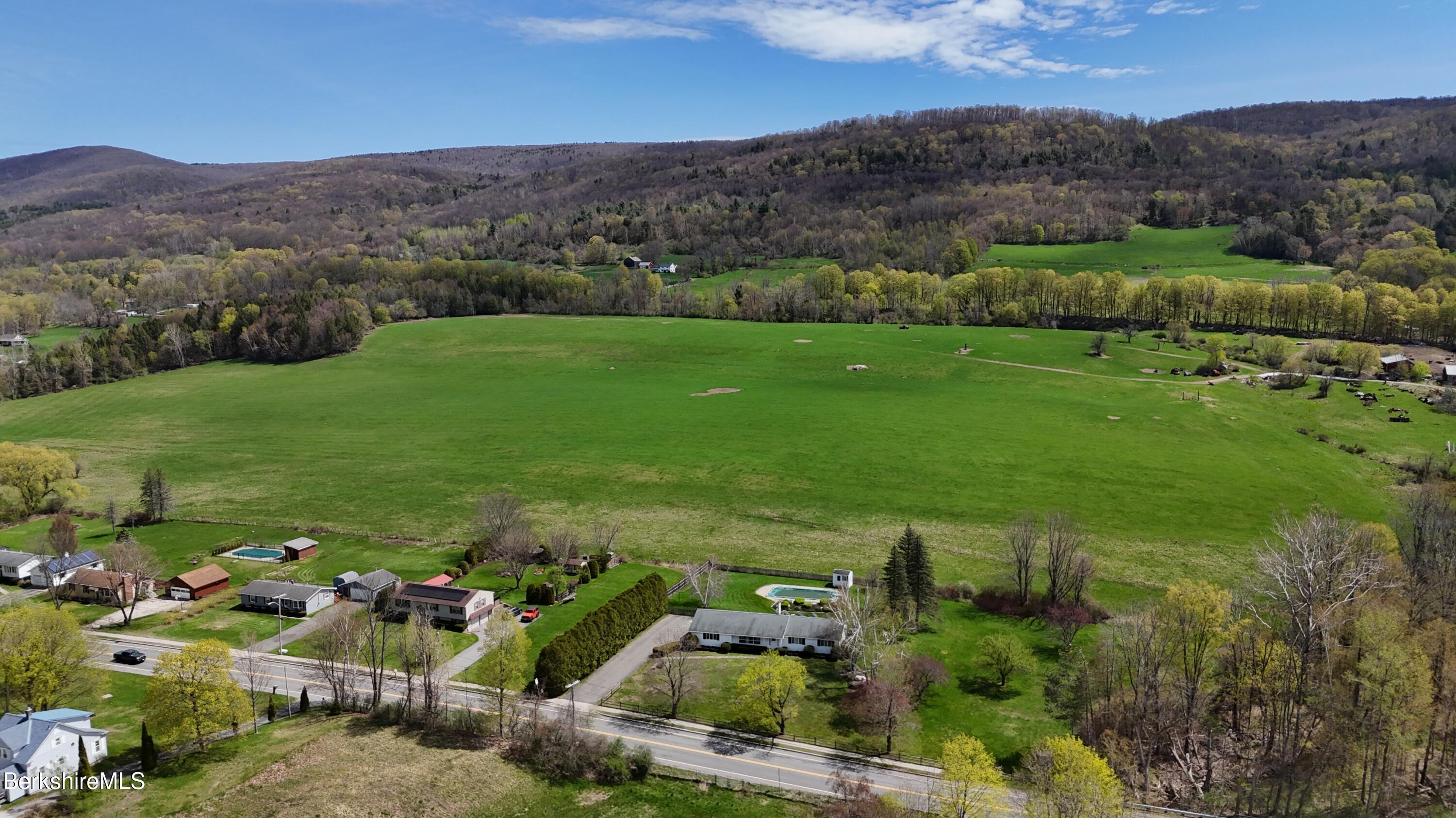 75 East Road Adams, MA 01220 - Photo 42 of 42 an aerial view of a town with couple of houses