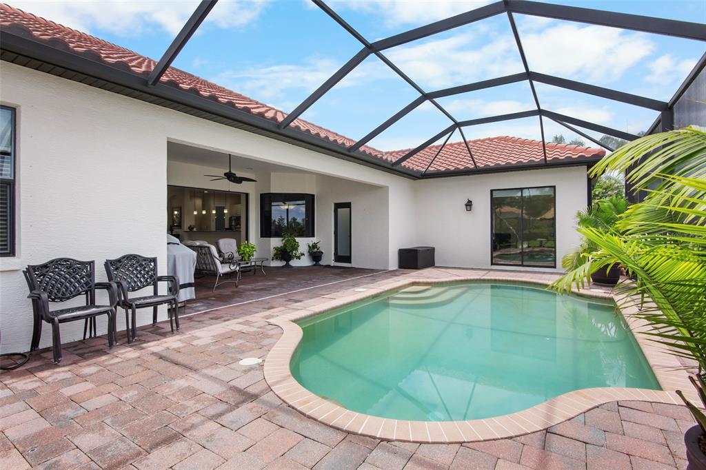 3511 Twin Rivers Trail Parrish, FL 34219 - Photo 33 of 43 a view of a swimming pool with a patio