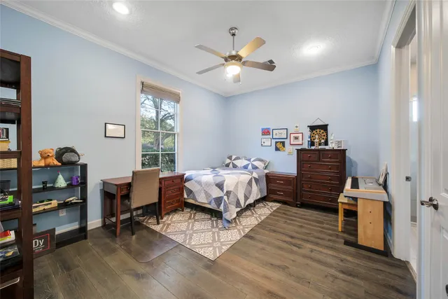 a view of a house with backyard sitting area and garden