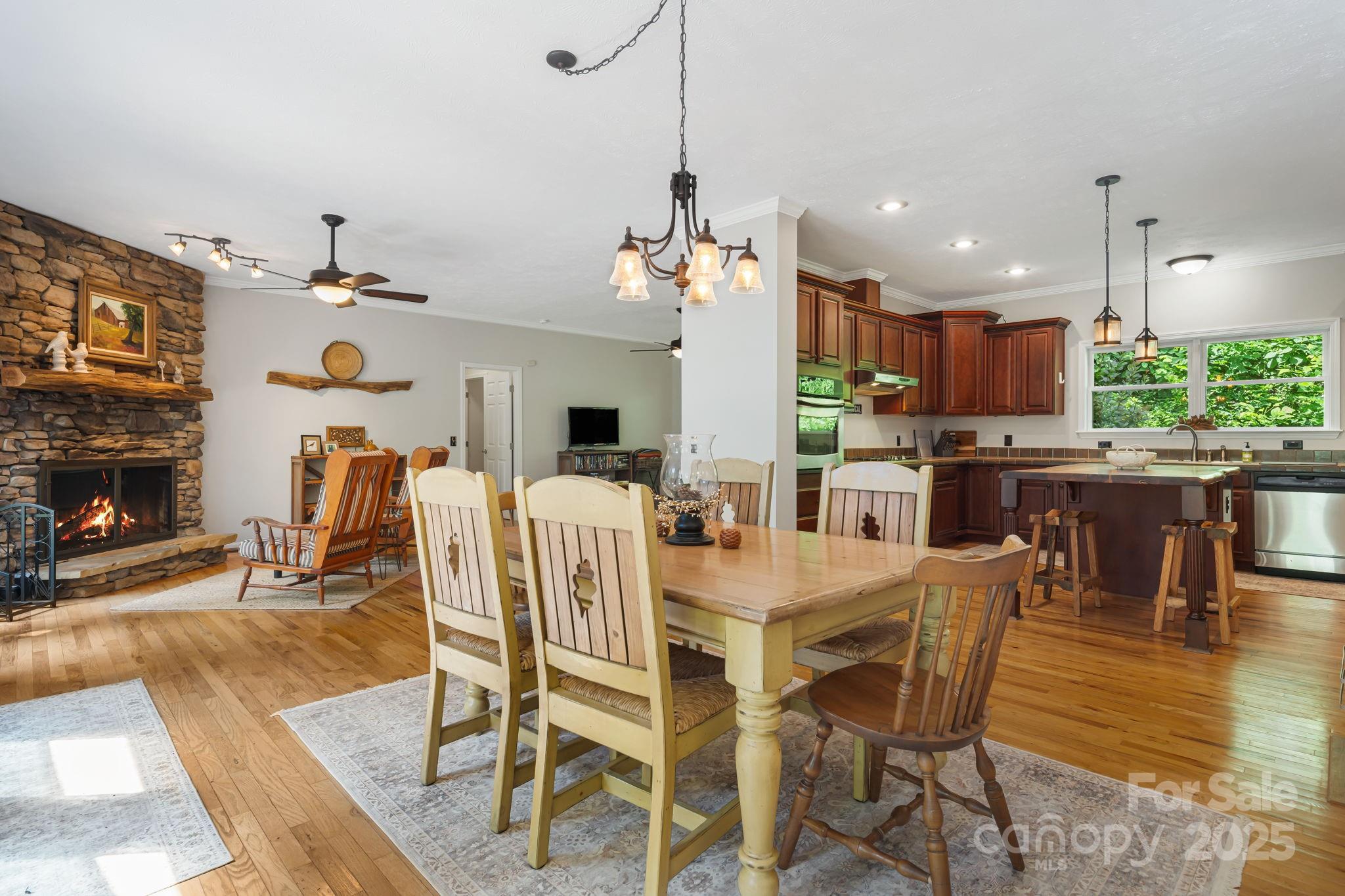 28 Back Stage Pass Leicester, NC 28748 - Photo 16 of 48 a view of a dining room with furniture