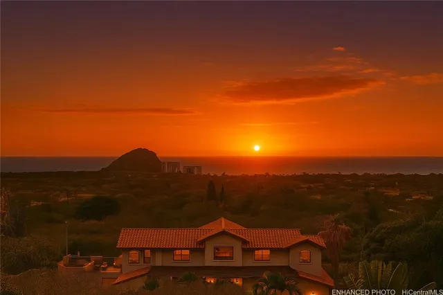 a view of a city from a balcony