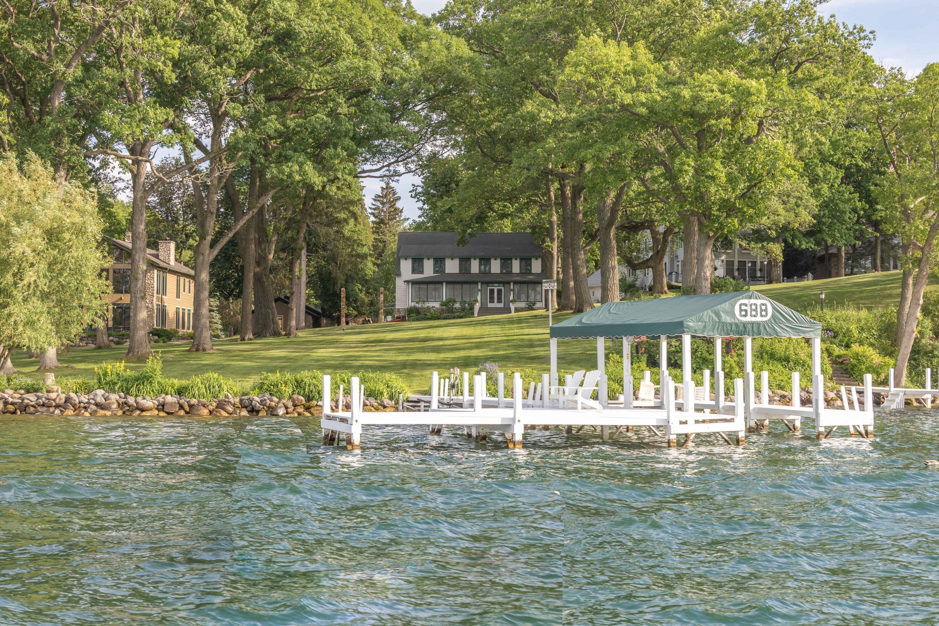 W3628 Maple Lane Linn, WI 53147 - Photo 1 of 1 View from water