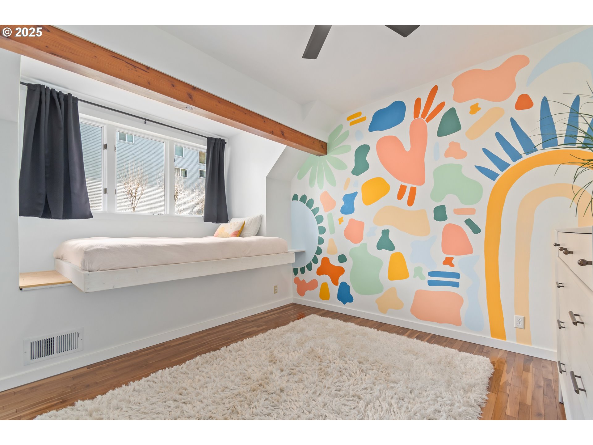 2765 Kismet Way Eugene, OR 97405 - Photo 30 of 46 a bedroom with a bed and a mirror