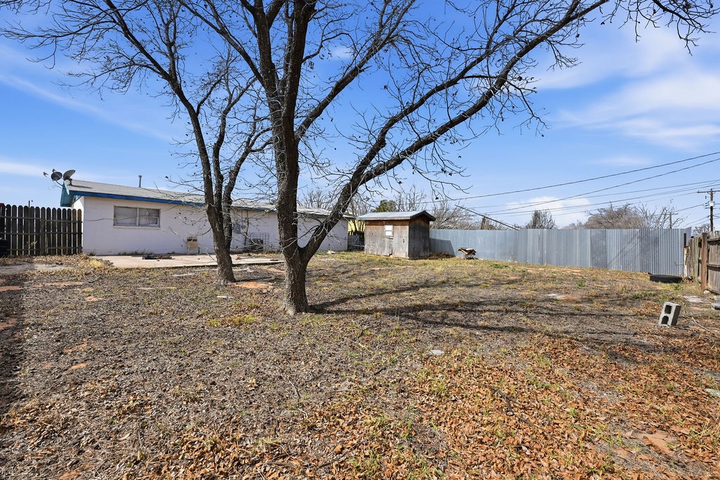 508 South Kenneth Avenue Monahans, TX 79756 - Photo 35 of 39 a view of a yard with large tree
