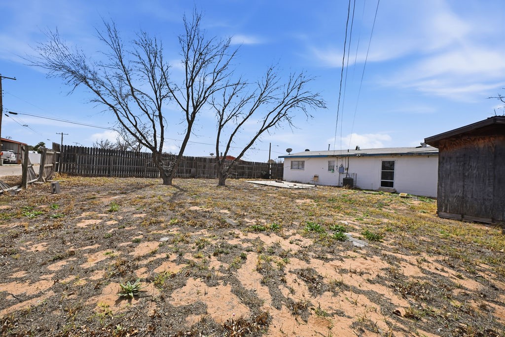 508 South Kenneth Avenue Monahans, TX 79756 - Photo 36 of 39 a view of a yard with a large tree