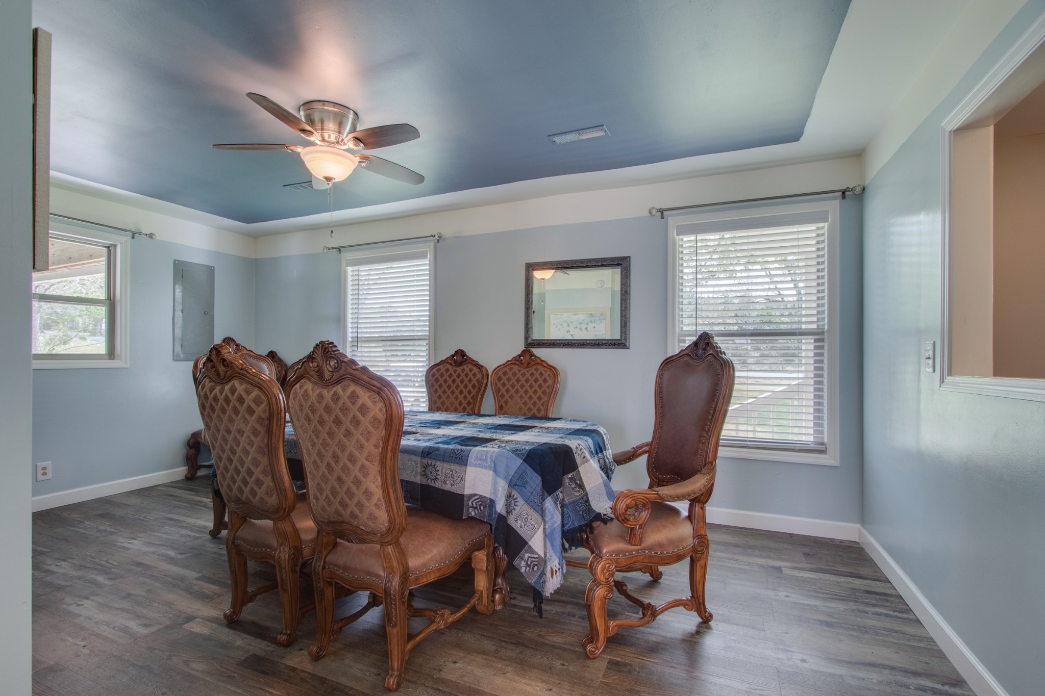 445 Tracy Road Watertown, TN 37184 - Photo 16 of 49 a view of a a dining room with furniture window and wooden floor