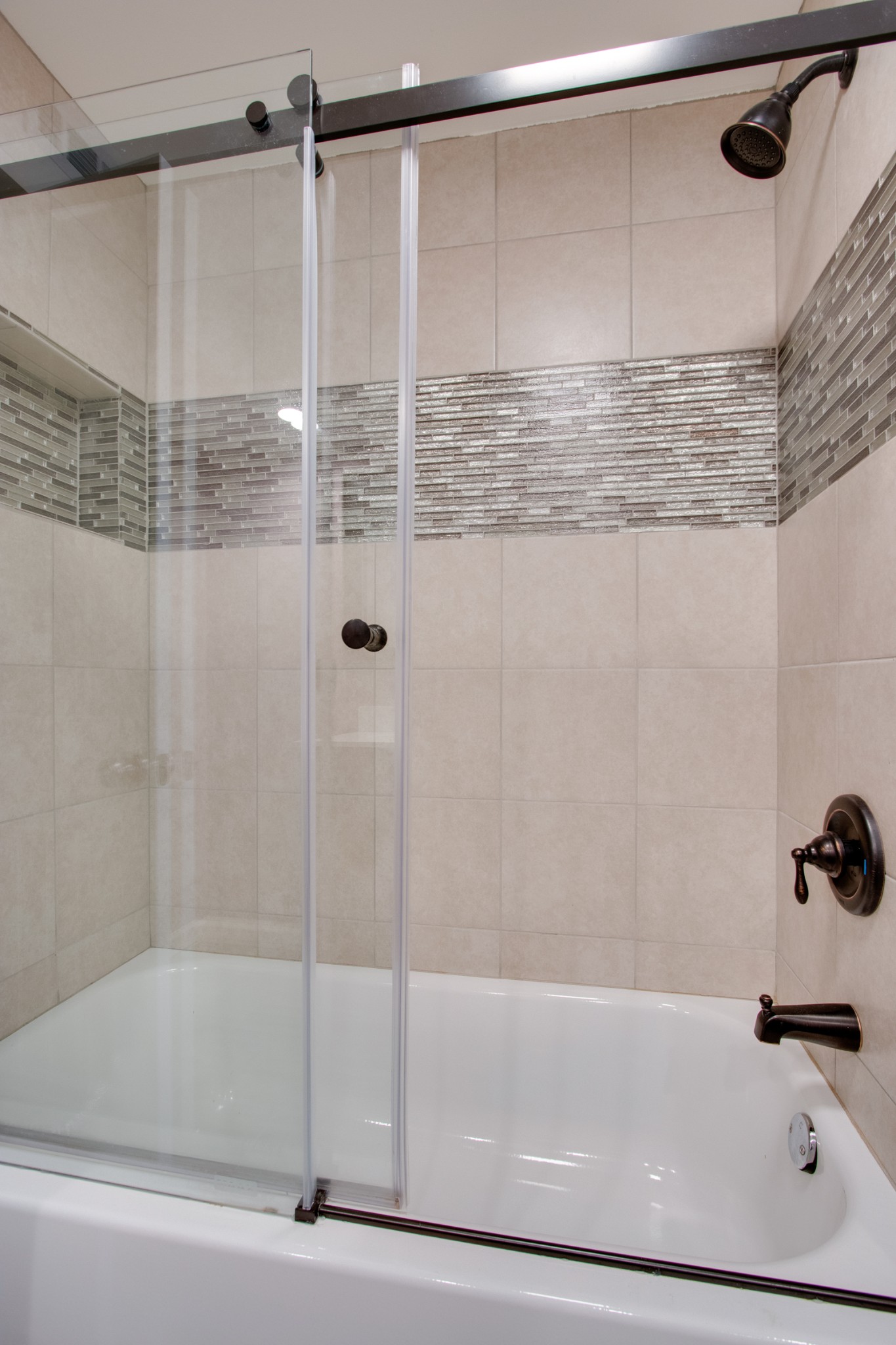 445 Tracy Road Watertown, TN 37184 - Photo 26 of 49 a bathroom with a shower and a bath tub