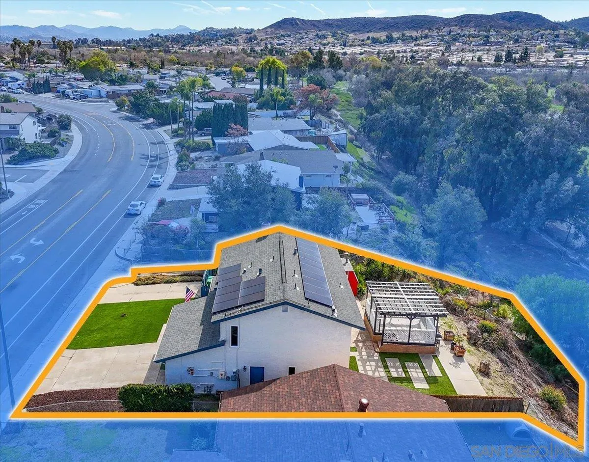 8335 Carlton Oaks Drive Santee, CA 92071 - Photo 32 of 32 an aerial view of house with pool outdoor seating