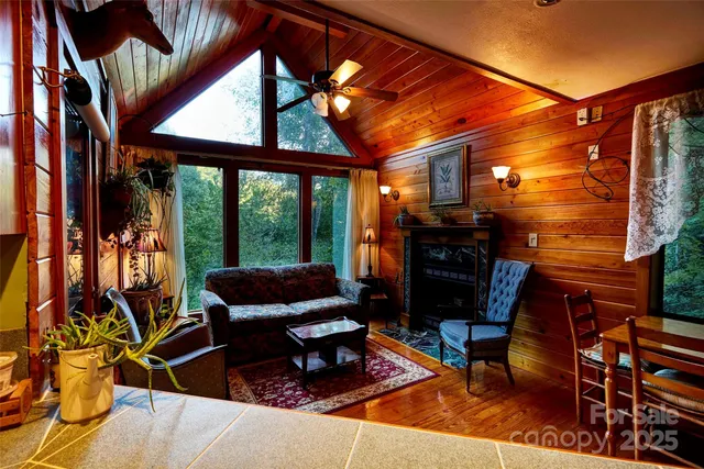 a building outdoor space with patio furniture